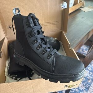 Dr. Martens Women's Black Lace-Up Combat Boots